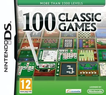 100 Classic Games (Europe) (En,Fr,De,Es,It) (Rev 1) box cover front